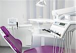 Dentist's Chair and Equipment in Dental Office, Germany