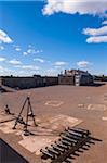 Overview of Parade Grounds with Cannons at Fort George, Citadel Hill, Halifax, Nova Scotia, Canada