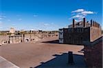 Overview of Barracks and Parade Grounds at Fort George, Citadel Hill, Halifax, Nova Scotia, Canada