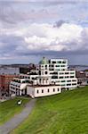 Storm Clouds over Old Town Clock and City, Halifax, Nova Scotia, Canada