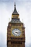 Close-Up of Clock Face and Tower, Big Ben, Westminster Palace, Westminster, London, England