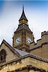 Big Ben and Rooftops, Westminster Palace, Westminster, London, England