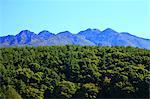 Yatsugatake mountain and forest in Fujimi, Nagano Prefecture