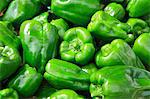 Close up of green peppers