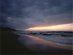 Sunset and Clouds over Beach Sedgefield, Buffels Bay South Africa