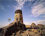 Alten Wachturm Asir Region, Saudi Arabien