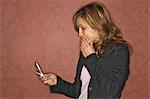 Businesswoman Using Cell Phone