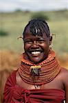 Portrait of Turkana Tribeswoman, Lake Turkana Region, Kenya