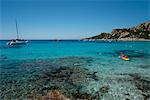 Strand von Roccapina Golf von Roccapina Sartenais Region im Südwesten Korsika, Mittelmeer, Europa