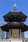 Friedens Vereinigtes-Pagode, Battersea Park, London, England, Königreich, Europa