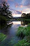 Sonnenuntergang, Rydal Wasser, Lake District-Nationalpark, Cumbria, England, Vereinigtes Königreich, Europa
