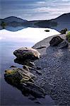 Derwent Water, Parc National de Lake District, Cumbria, Angleterre, Royaume-Uni, Europe