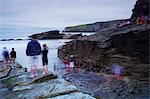 Trebarwith Strand, Cornwall, England, Vereinigtes Königreich, Europa