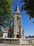 The 13th century Church, Pierrefitte en Auge, Calvados, Normandy, France, Europe