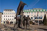 Monument de la libération, Saint-Hélier, Jersey, Channel Islands, Royaume-Uni, Europe