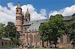 La cathédrale de nouveau-romane de Saint Pierre, Worms, Rhénanie Palatinat, Allemagne, Europe
