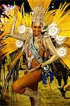 Carnival parade at the Sambodrome, Rio de Janeiro, Brazil, South America