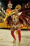 Carnival parade at the Sambodrome, Rio de Janeiro, Brazil, South America