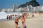 Copacabana beach, Rio de Janeiro, Brazil, South America