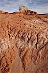 Patrons de l'érosion dans le sol de roches rouges, Grand Staircase-Escalante National Monument, Utah, États-Unis d'Amérique, Amérique du Nord
