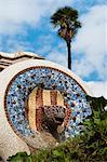Guell Park (Parc Guell), Site du patrimoine mondial de l'Unesco, Barcelona, Catalunya (Catalogne) (Catalunya), Espagne, Europe