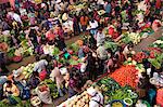 Innen produzieren Markt, Chichicastenango, Guatemala, Zentralamerika