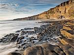 Nash Point Glamorgan Heritage Coast, South Wales, pays de Galles, Royaume-Uni, Europe