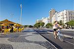 Avenida Atlantica, Copacabana, Rio de Janeiro, au Brésil, en Amérique du Sud