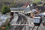 Llangollen Eisenbahn, Station, Llangollen, Dee Tal, Denbighshire, Nord Wales, Wales, Vereinigtes Königreich, Europa