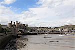 Château de Conwy, Site du patrimoine mondial de l'UNESCO, Conwy, au pays de Galles du Nord, pays de Galles, Royaume-Uni, Europe