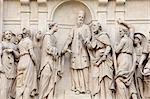 Mariage de Joseph et Marie, sculpture église de Loreto, Prague, République tchèque, Europe