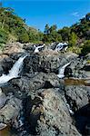 Waterfalls of Ciu on the east coast of Grande Terre, New Caledonia, Melanesia, South Pacific, Pacific