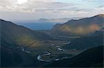 View over the east coast of Grande Terre, New Caledonia, Melanesia, South Pacific, Pacific