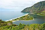 Bande de long beach sur la côte est de la Grande Terre, Nouvelle Calédonie, Mélanésie, Pacifique Sud, Pacifique