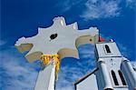 Church near Pouebo on the east coast of Grande Terre, New Caledonia, Melanesia, South Pacific, Pacific