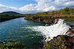 The waterfalls Chutes de la Madeleine on the south coast of Grande Terre, New Caledonia, Melanesia, South Pacific, Pacific