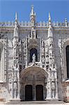 Portail sud du monastère de Heironymites de style manuélin, par João de Castilho, patrimoine mondial de l'UNESCO, Belém, Lisbonne, Portugal, Europe
