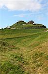 Northumberlandia, the world's largest human form sculpture, known as the Naked Lady of Cramlington, Northumberland, England, United Kingdom, Europe