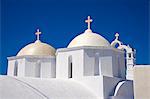 Église, Chora, Amorgos, Cyclades, Aegean, îles grecques, Grèce, Europe