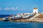 Moulin à vent, Hora, Chora, Koufonissia, Cyclades, Aegean, îles grecques, Grèce, Europe