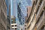 Le cornichon (Swiss Re Building), City of London, Londres, Royaume-Uni, Europe