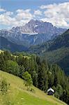 Vue des montagnes, La Plie Pieve, Province de Belluno, Dolomites, Italie, Europe