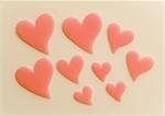 Background of heart shape