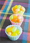 Jellybeans in silicone cups