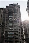 Low Angle View of Apartment Building, Macau, China