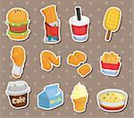 fast food stickers