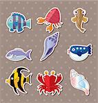 cartoon fish stickers