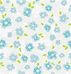 Vector illustration of Floral seamless pattern