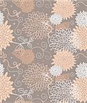 Vector illustration of Floral seamless pattern