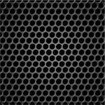 Black Cell Metal Background. Illustration for design